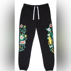 Roberto Lugo All Gender Lugo Floral Print Joggers
